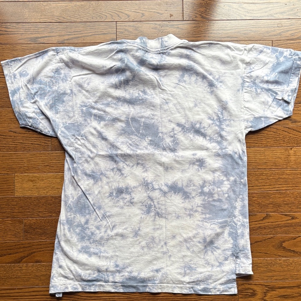 1990s Vintage Toronto Blue Jays Tie Die Logo T-Shirt - Picture 6 of 7